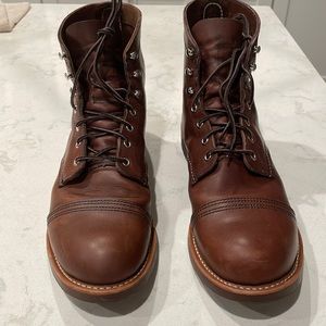 Mens Iron Ranger in Amber Harness Style 8111 size 11D